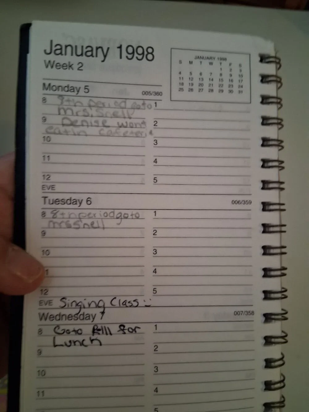 Vintage Pfizer 1997/1998 Day Planner